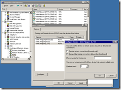 L2TP порты в RRAS на Windows 2000 Server